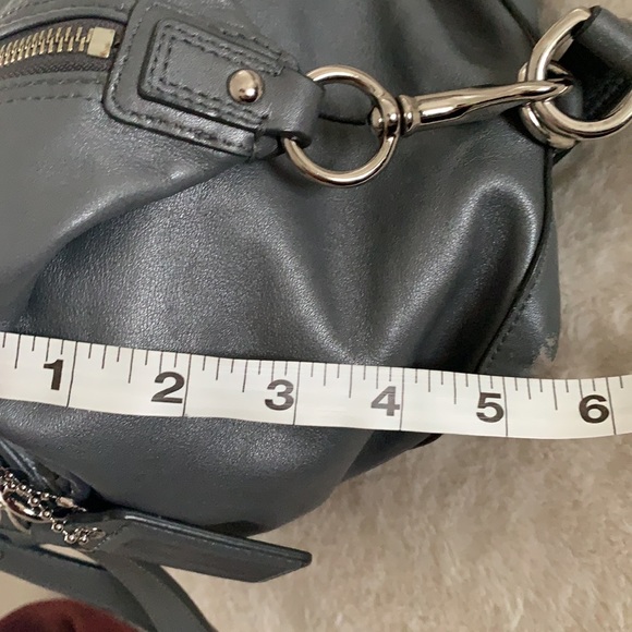 Coach Ashley Ruched Leather Satchel H1169-F17647 - Picture 14 of 15